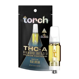 Blue Dream Torch Premium THC-A Diamond Infused Cartridge - 3500mg