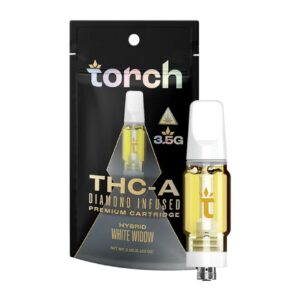torch-premium-thc-a-diamond-infused-cartridge-3500mg-1190168631 White Widow Torch Premium THC-A Diamond Infused Cartridge - 3500mg